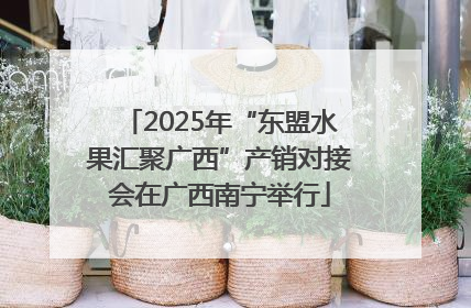 2025年“东盟水果汇聚广西”产销对接会在广西南宁举行