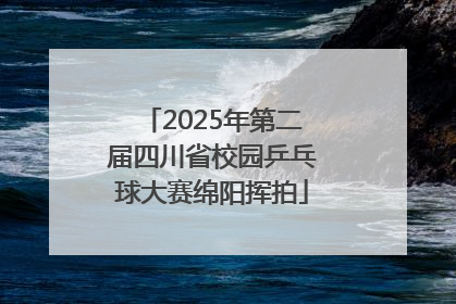 2025年第二届四川省校园乒乓球大赛绵阳挥拍