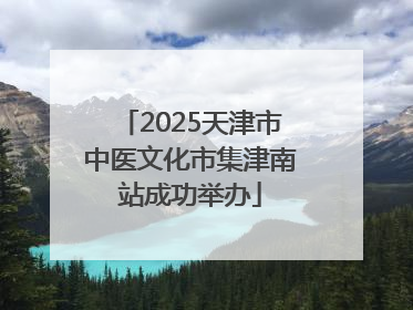 2025天津市中医文化市集津南站成功举办