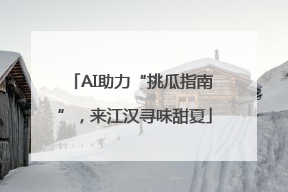 AI助力“挑瓜指南”，来江汉寻味甜夏