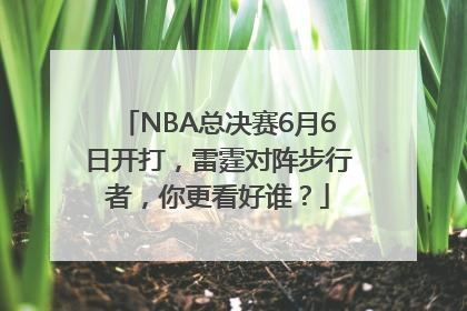 NBA总决赛6月6日开打，雷霆对阵步行者，你更看好谁？