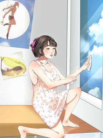 角色阿芜头像插画